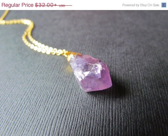 raw amethyst necklace gold raw amethyst necklace gold