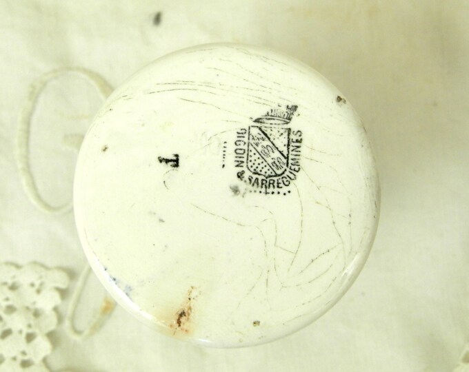 Antique French Grey Poupon Moutarde de Dijon Digoin Mustard Jar, Country Cottage Kitchen Decor from France, Traditional Pottery Pot / Crock Antique French Grey Poupon Moutarde de Dijon Digoin Mustard Jar, Country Cottage Kitchen Decor from France, Traditional Pottery Pot / Crock