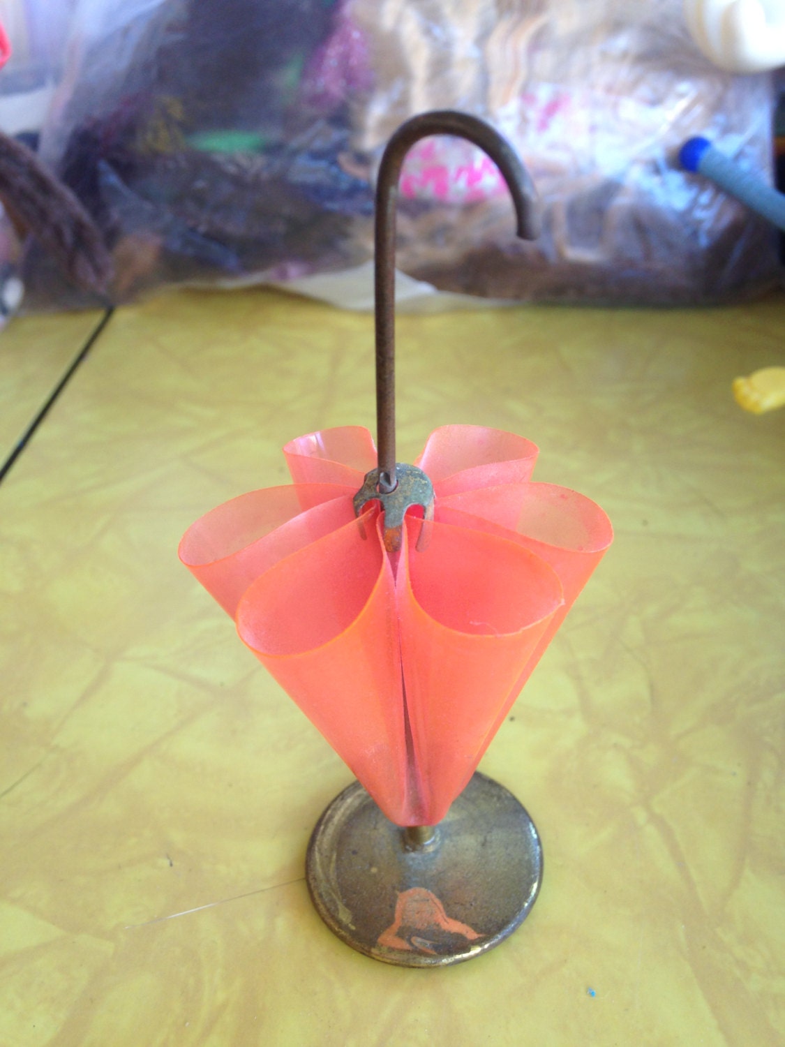 Vintage Red Umbrella Cocktail Toothpick Holder Haute Juice