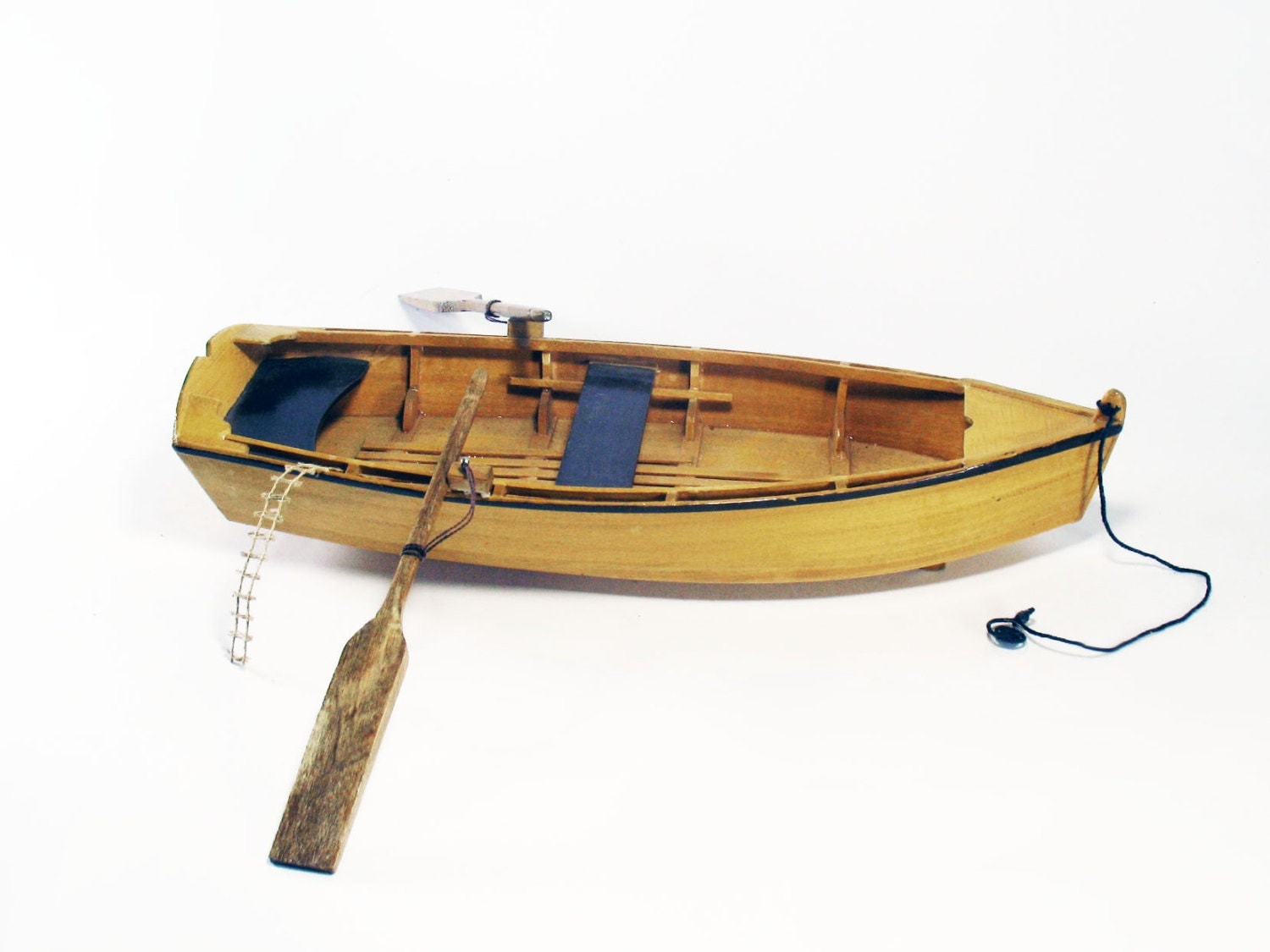 miniature rowboat