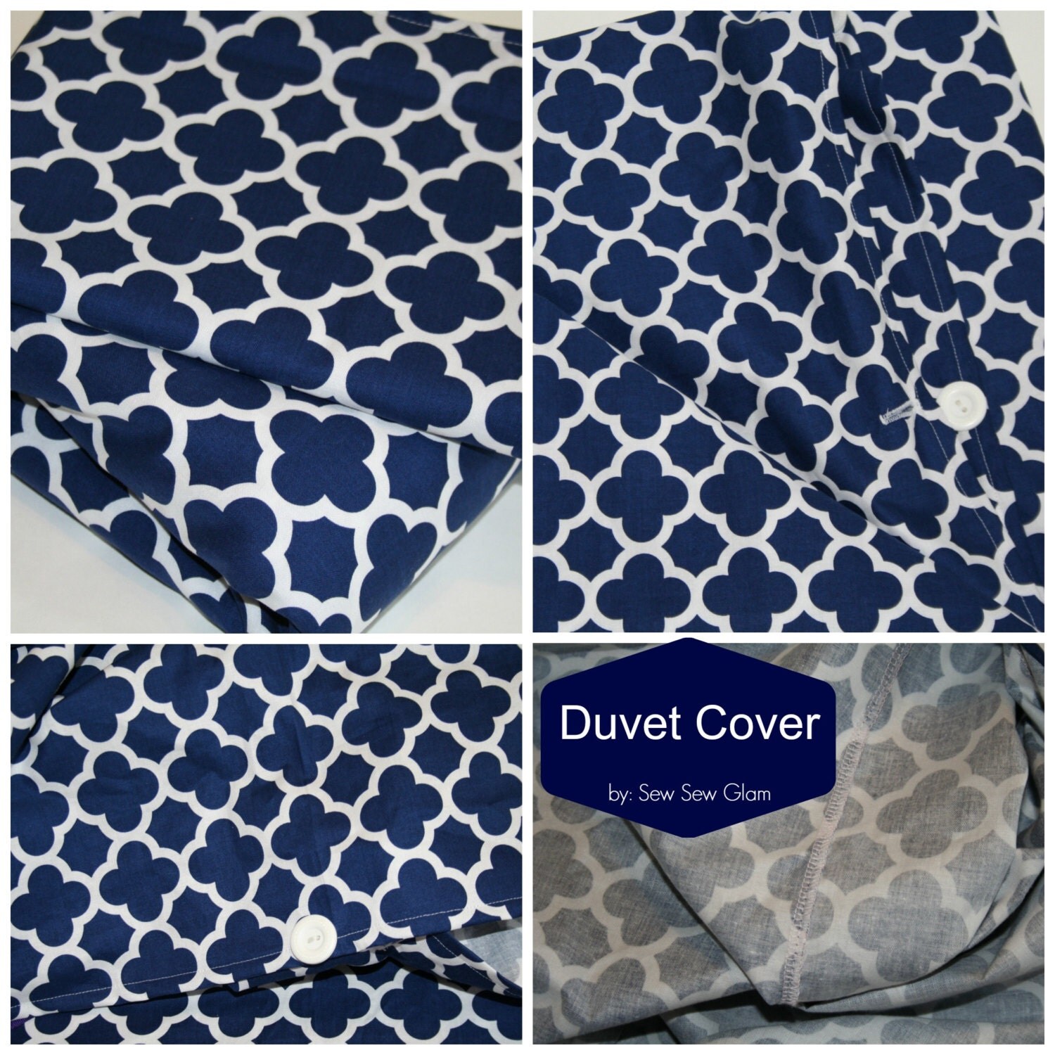 quartrefoil duvet cover in navy custom duvet by urbanslice quartrefoil duvet cover in navy custom duvet by urbanslice