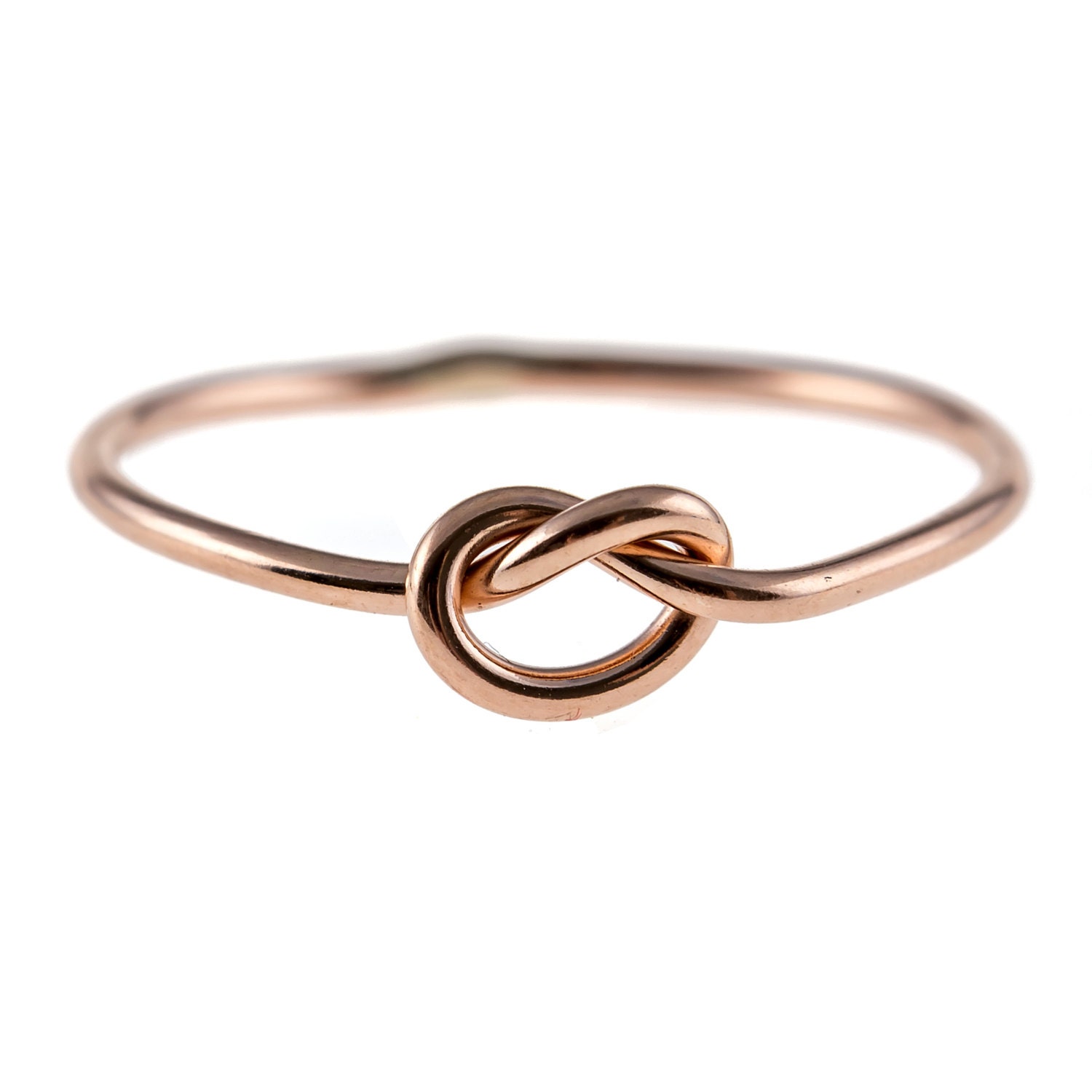 Rose Gold Knot Ring Tie The Knot Ring Love Knot Ring