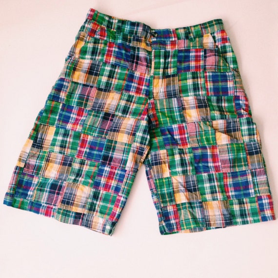 Items similar to Vintage Men's Patch Work Shorts on Etsy