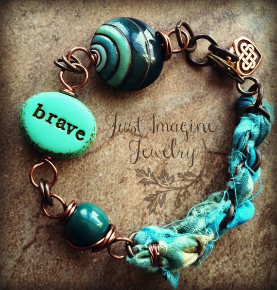Brave by JustImagineJewelry on Etsy