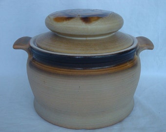 Vintage “Ceramique de Beauce” (Beauceware) Cooking Jar