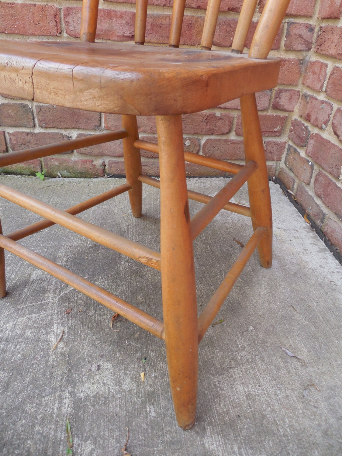 Antique American rid back windsor side chair 19TH century American ...