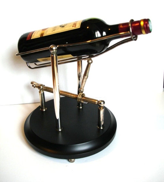 Silver Plated Wine Decanting Cradle by ChateauWineAntiques on Etsy