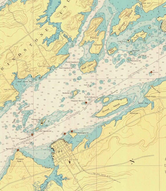 St Lawrence RiverWhiskey Island Shoal to Bartlett Point Light, New
