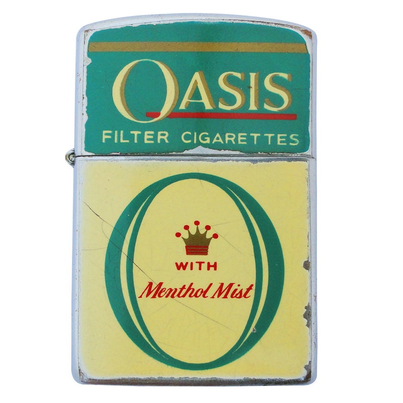 1960s Vintage Oasis cigarette lighter by shopswiftvintage on Etsy