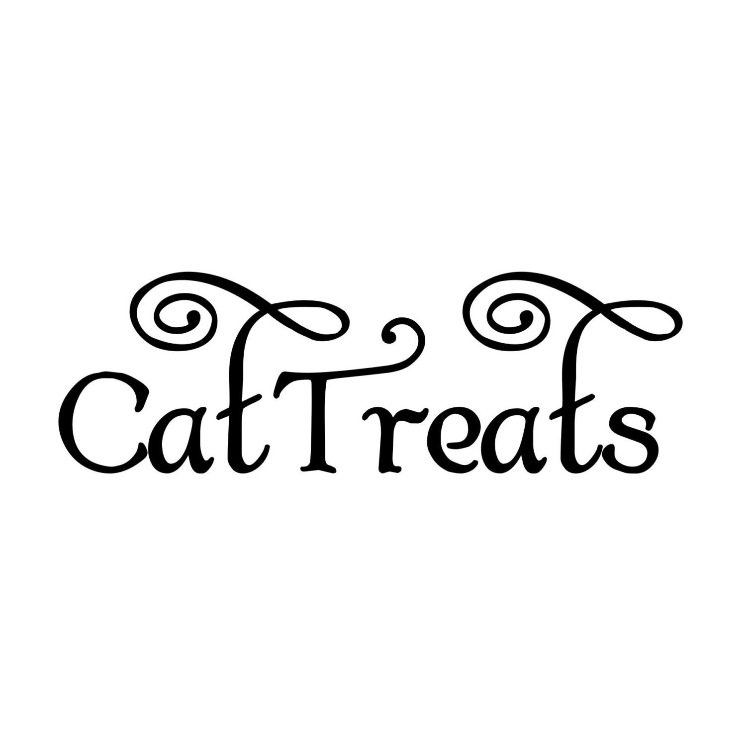 Cat Treats Label Feline Food Vinyl Decal Sticker 5 x