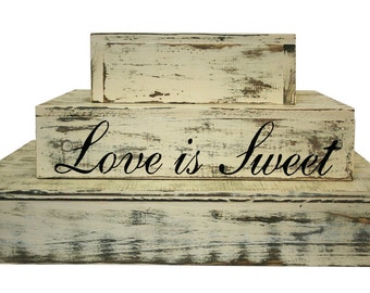 Rustic Wedding Country Barn Farmhouse Distressed Cake Cupcake Stand 3 Tier Wooden Woodland Photo Rustic Wedding Country Barn Farmhouse Distressed Cake Cupcake Stand 3 Tier Wooden Woodland Photo