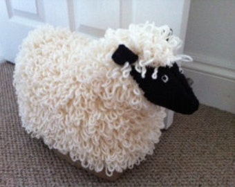 Items similar to knitted sheep - waldorf toys. Amigurumi ...