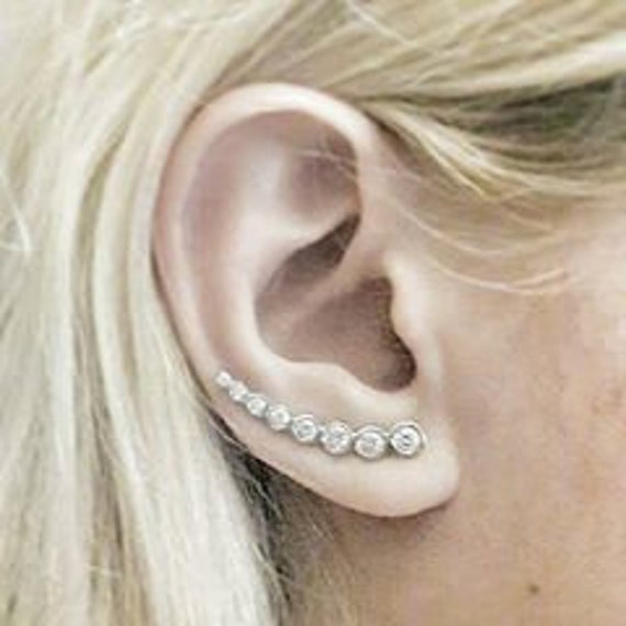 Ear Cuff Circle Ear Cuff Design Ear Cuff by ChillsJewellery