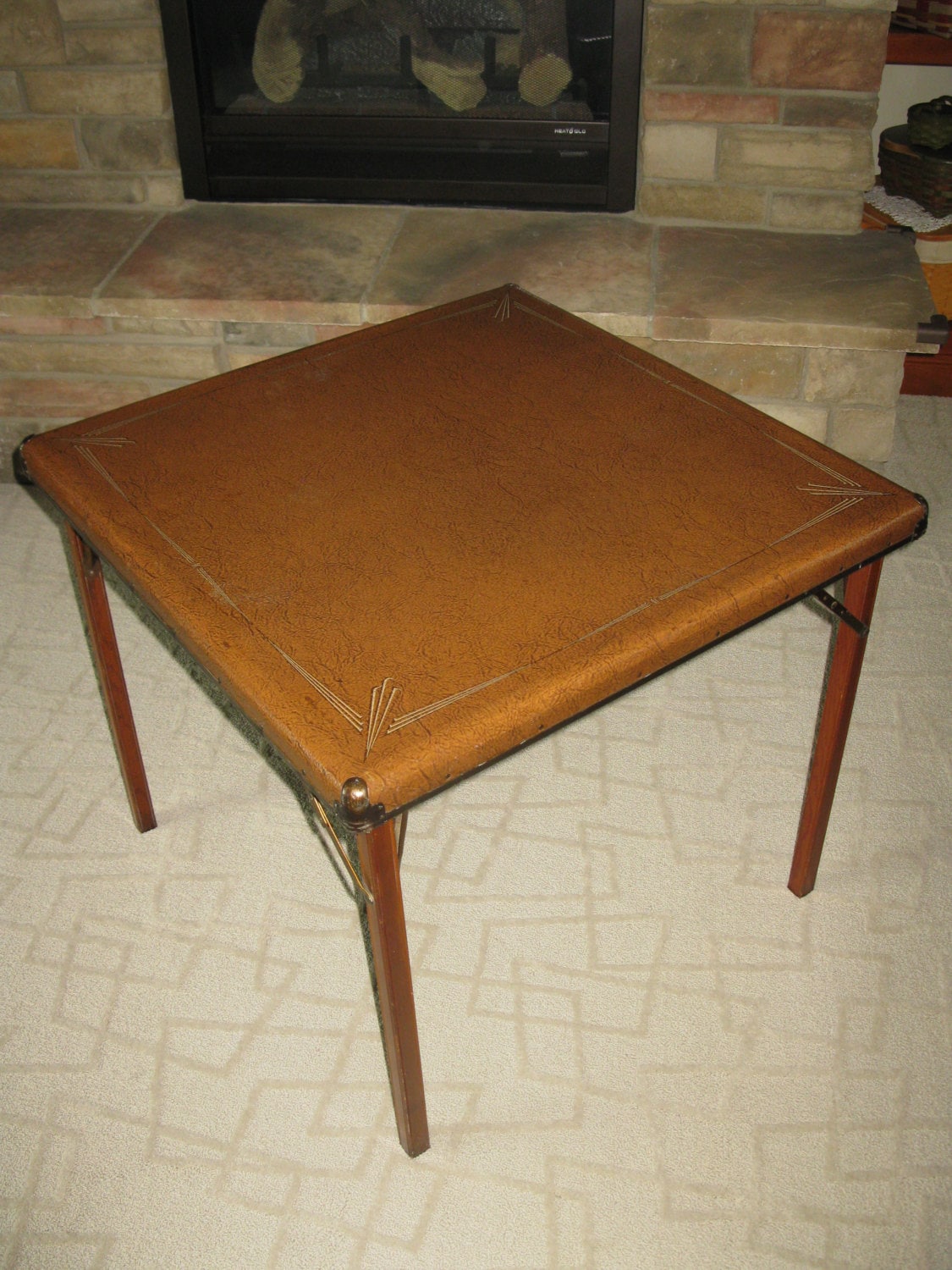 Antique Folding Card Table Vintage Folding Card Table Chair for Vintage Wood Card Table