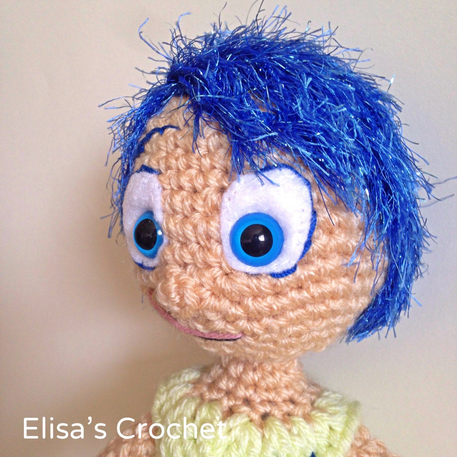 CROCHET PATTERN JOY Inside Out Disney Pixar by Elisascrochet