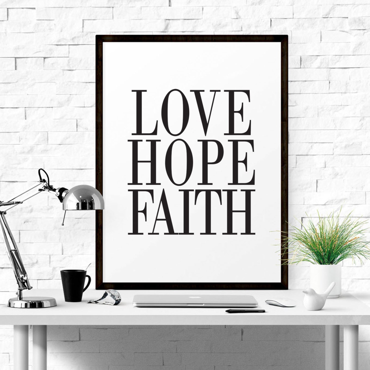 Love Hope Faith Printable Love Hope Faith Instant By GemsQueen