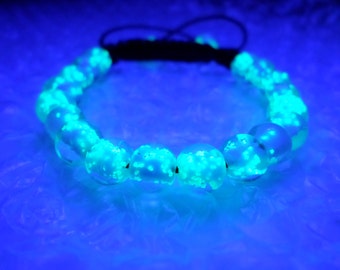 Glowing Bracelet, Glow in the dark Bracelet, Glow in the dark jewelry