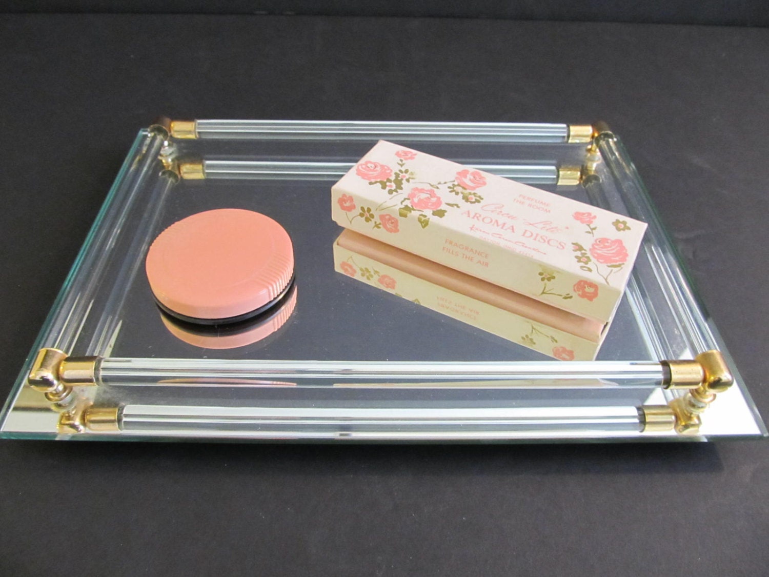 Vanity Mirrors Mirrors Mirrored Vanity Tray Art Deco