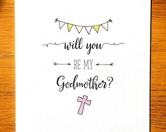 Download will you be my godmother on Etsy, a global handmade and ...