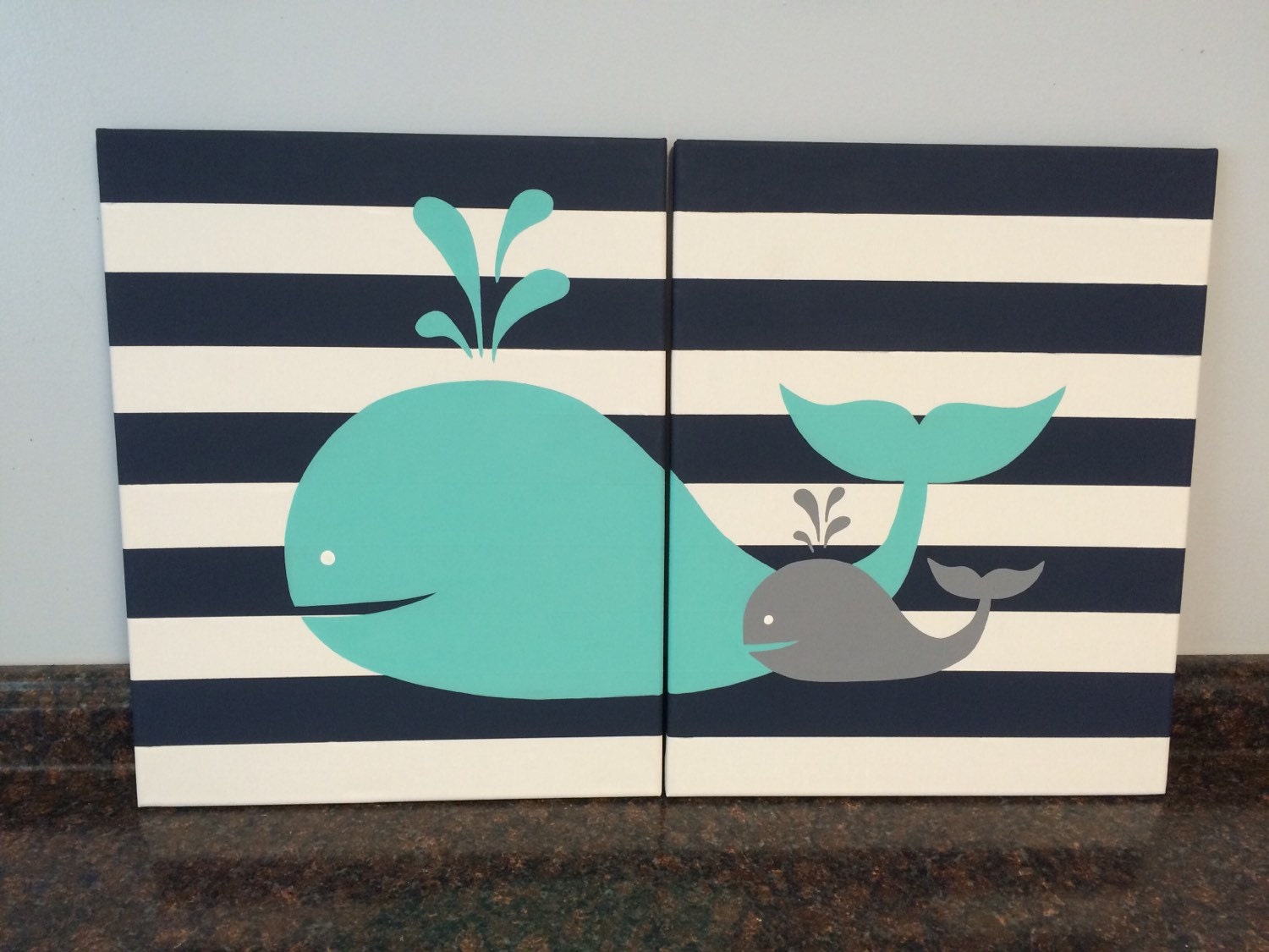 whale nursery wall decor baby boy whale decor baby boy mint