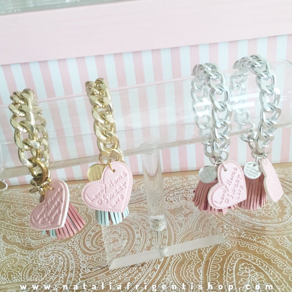 LOVE chain by byNataliaFrigenti on Etsy