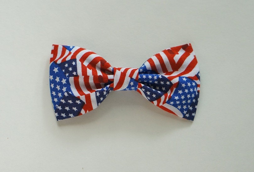 Boy's 4th of July bow tie Boy's Patriotic by Punkinandmebowhouse