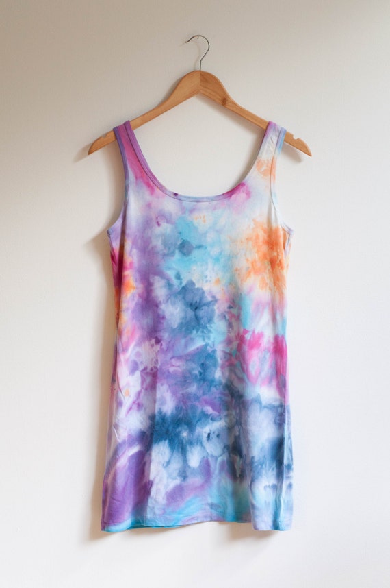 tank top tie dye dress