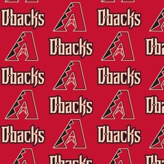 Arizona Diamondbacks Dbacks Cotton Fabric 1 Yard Sports Team