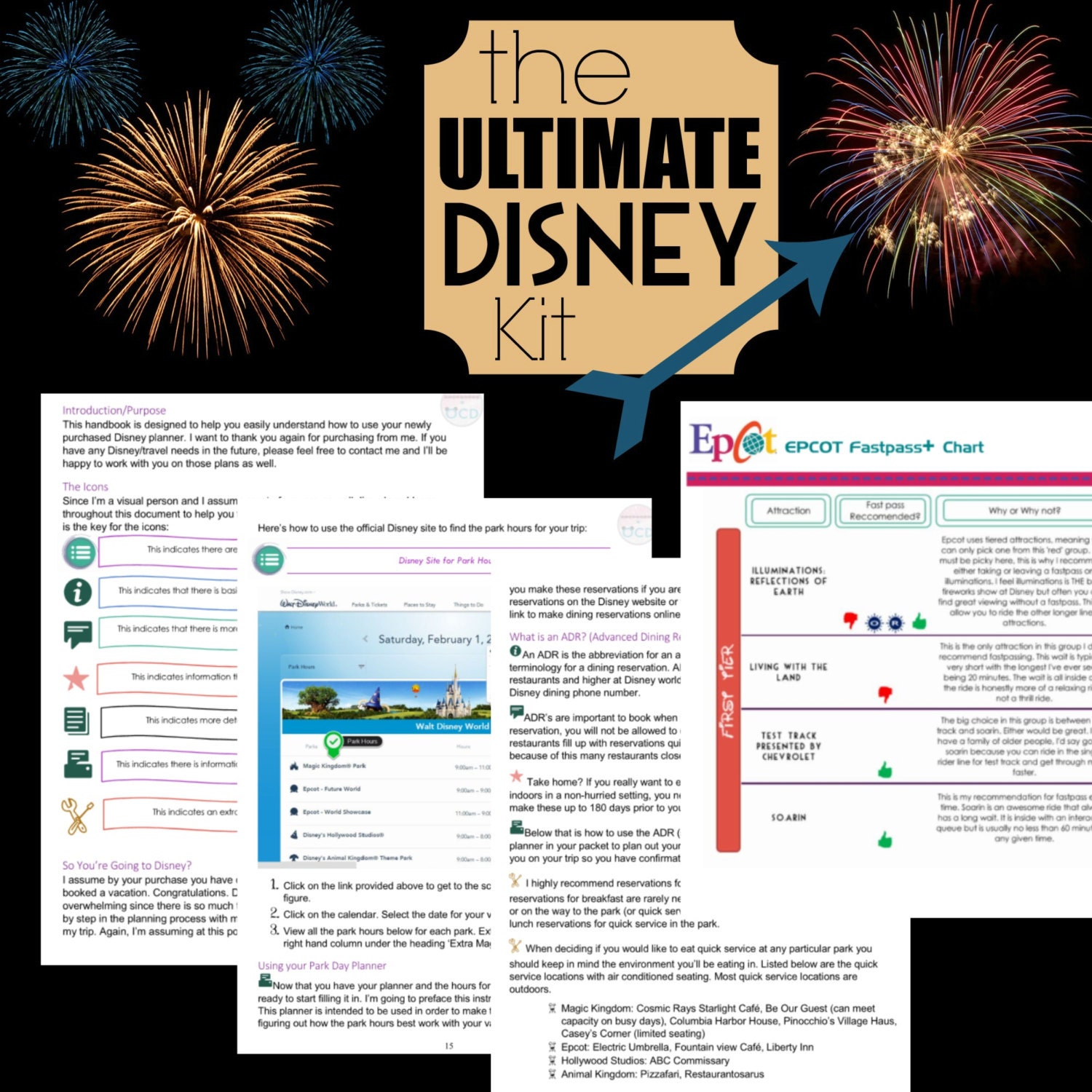 Ultimate Disney Planner Kit Printable Disney Planning
