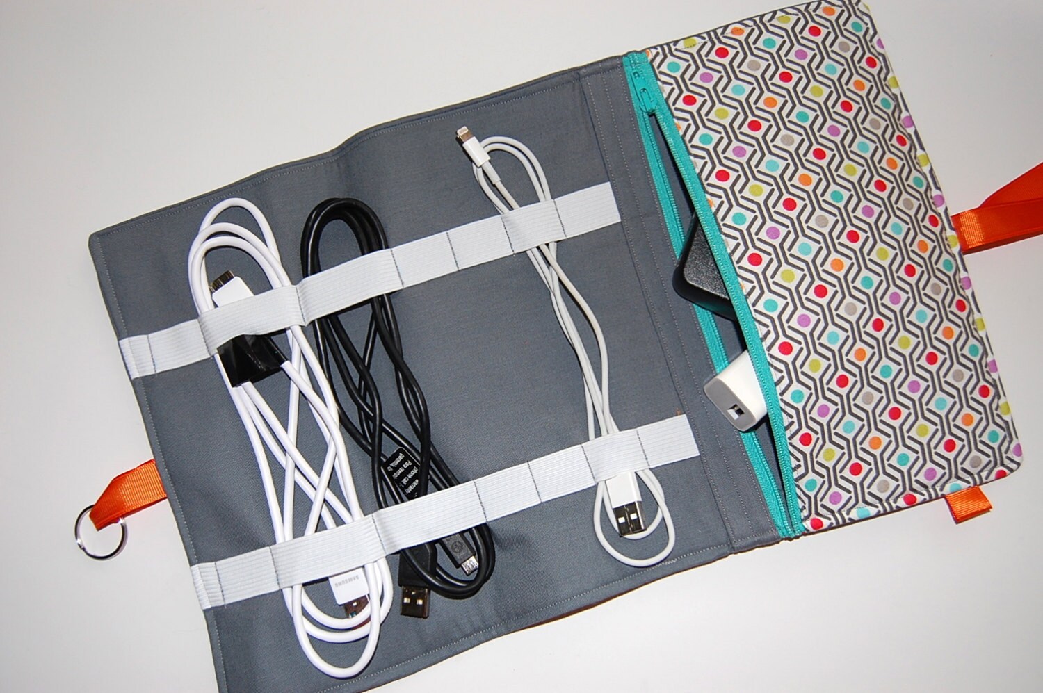 Charger Holder Cord Storage Charger Travel Bag Cord Caddy