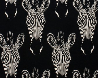 Zahara in Black by the 1/2 yard, from the Africa collection for Alexander Henry