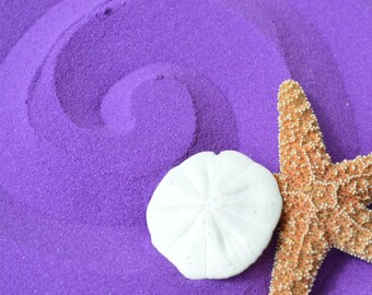 Purple Sand, Beach Decor, Craft Supply, Wedding Decor | 1/4 Cup