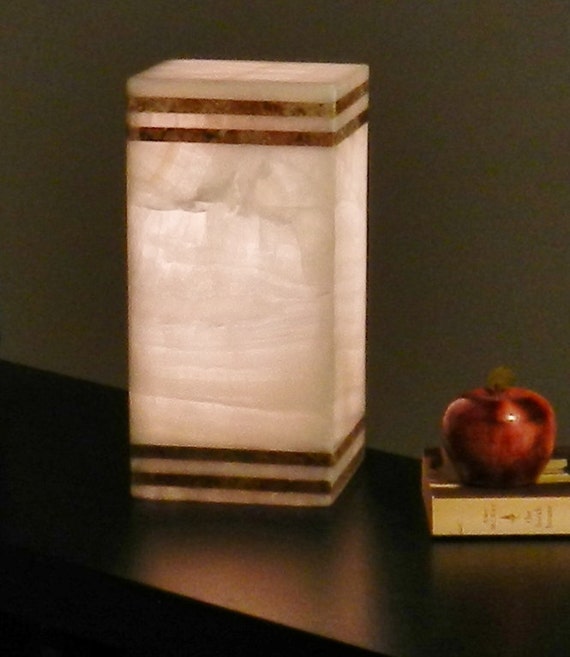 Natural Stone Table Lamp Onyx/alabaster Modern Unique