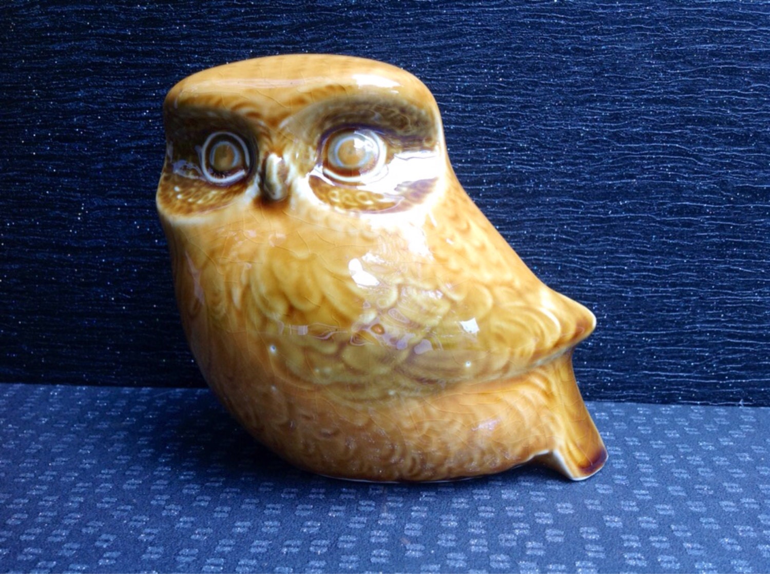 1970's Ceramic Owl Money Box by Szeiler England. Great