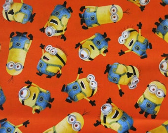 1/2 yard of 100% cotton "Minions" Fabric