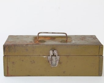 1950s Metal Tool Box