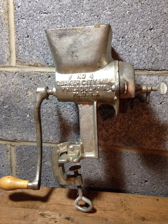 Vintage Quaker City Corn Mill Antique by AnthropoceneDeposits