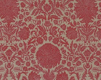 Joyeux Noel - Couronne Rouge on Stone - 1/2yd