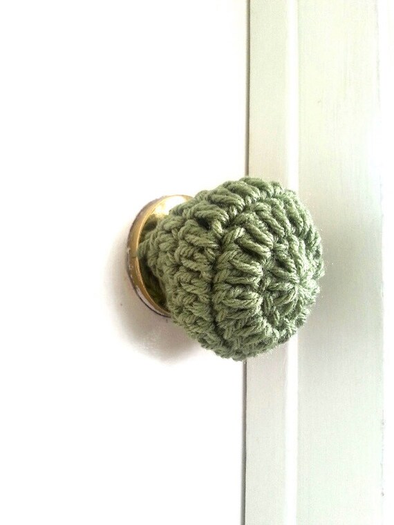 3 Crochet door knob cover child safety cover child proof