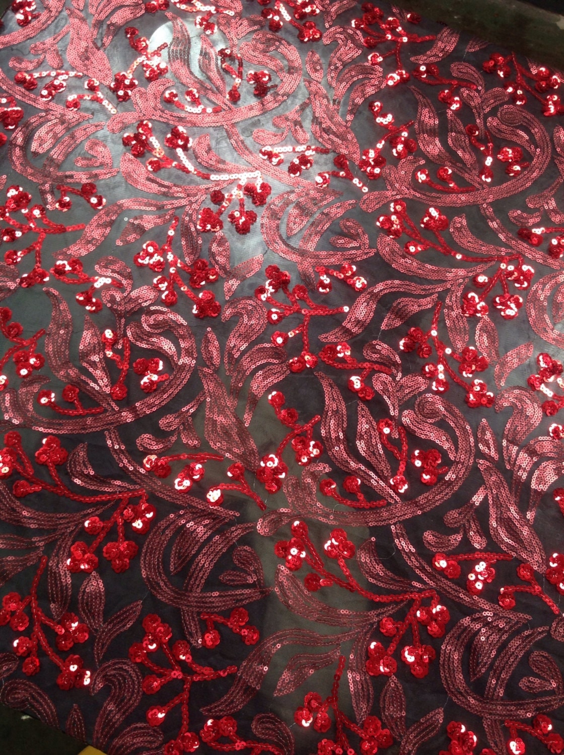 sequin floral