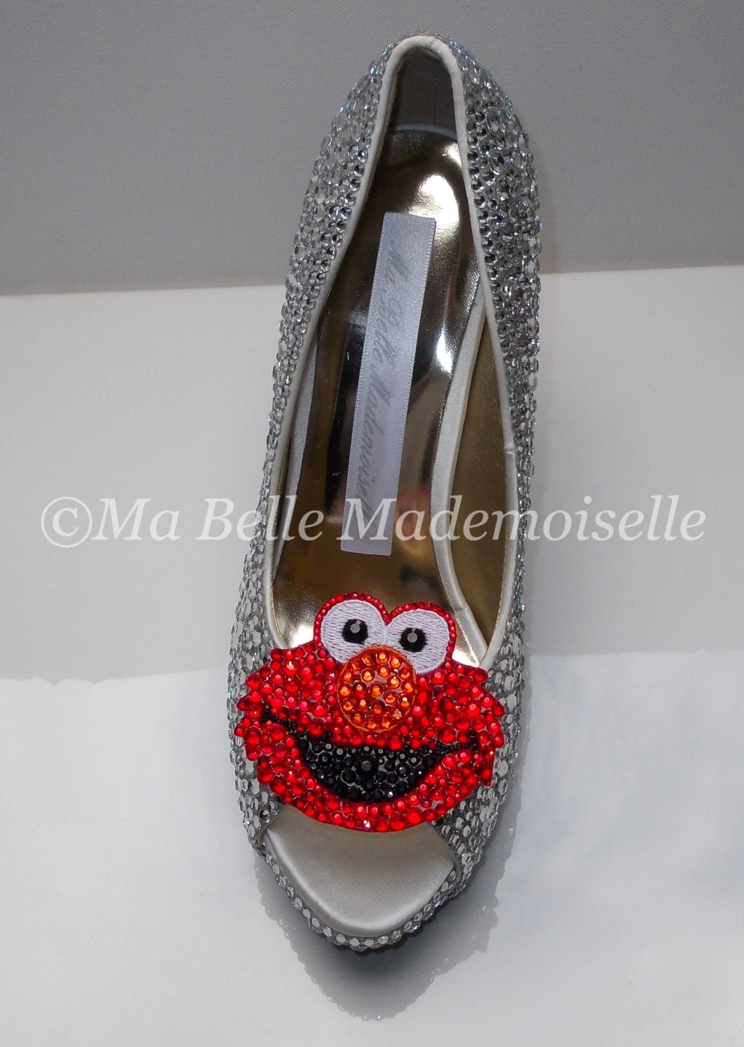 Elmo Rhinestone Shoe's Elmo Shoes Elmo Heels Elmo Pumps