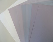 80s Vintage Paper / Lilac Collection / 8.5 x 11 Paper Samples / Textured and Smooth / Card Stock / Craft Supplies / 8 sheets