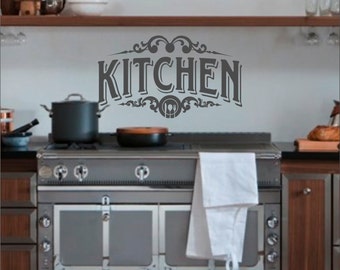 Kitchen Wall Decal - Kitchen Decor - Wall Decal - Vinyl Decal - Wall Art - Kitchen Decal - Decals - Available in Multiple Sizes and Colors.