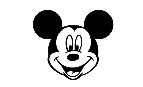 Mickey Mouse Outline Decal