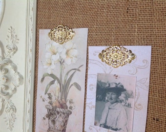 Bulletin board pins - decorative push pins - thumb tacks - wedding cork board pins