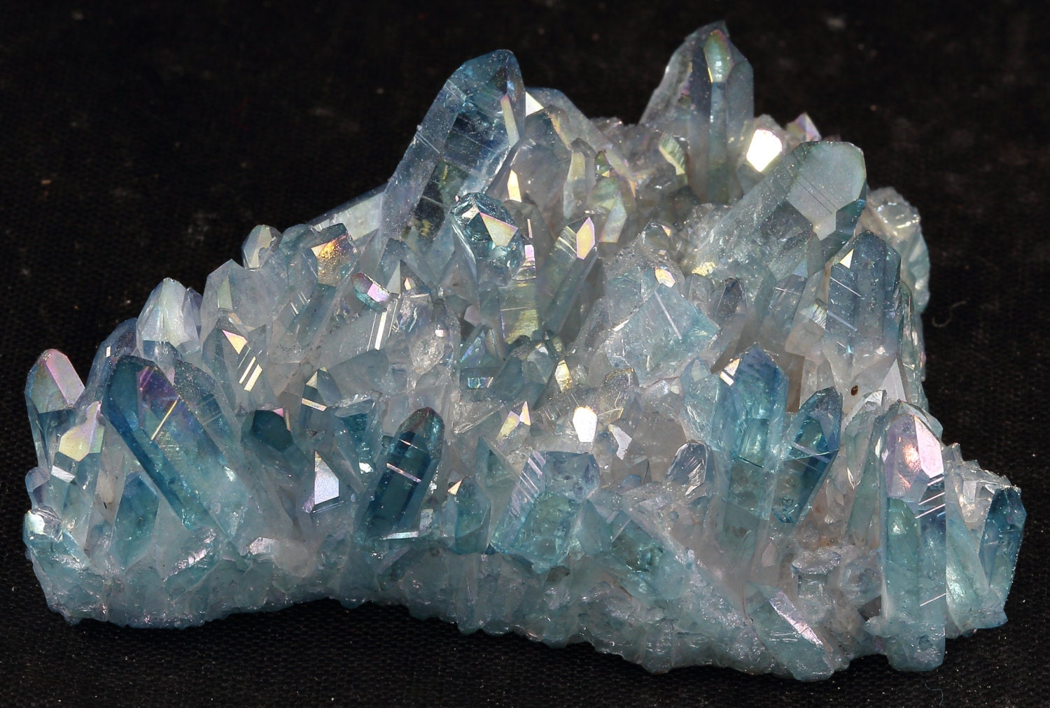 Celestial Aura Quartz Crystal Cluster