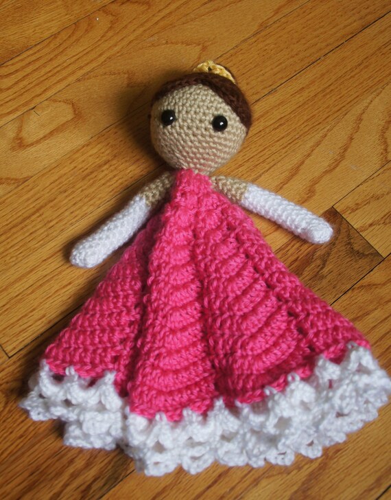 Crocheted Princess Lovey Doll