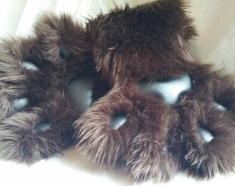 FURSUIT paws-dark brown/black
