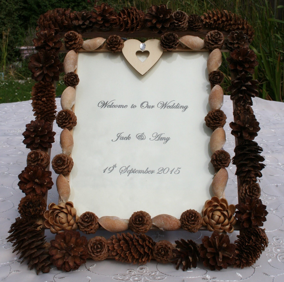 Rustic Wedding Frame