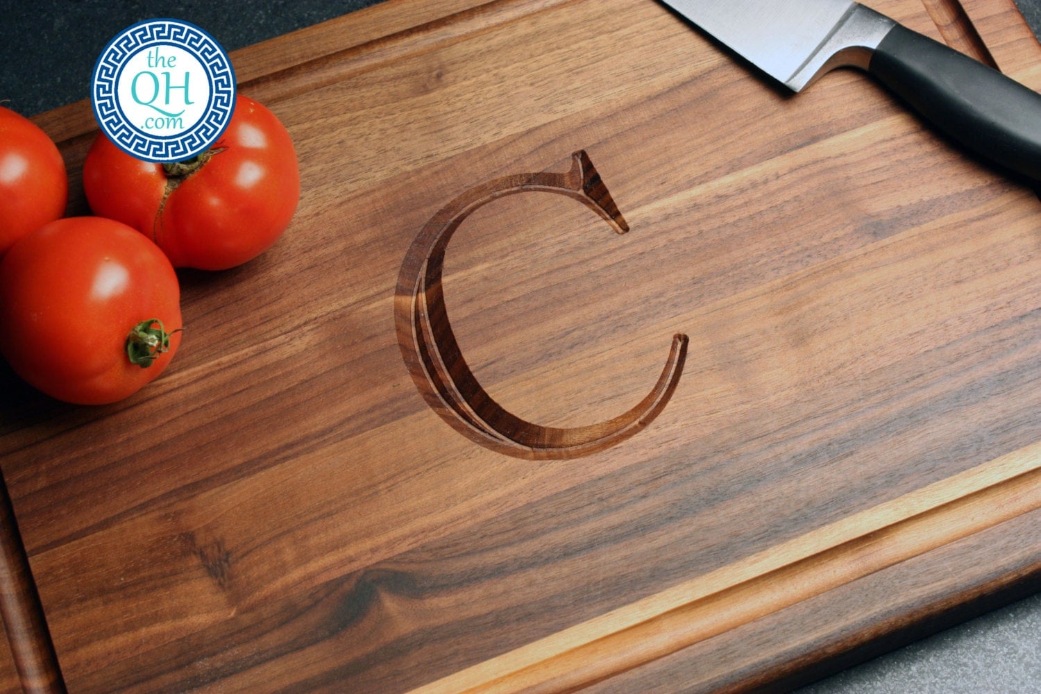 Personalized Cutting Board BOOS Walnut Edge Grain w/ Engraved